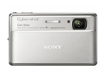 索尼（SONY）DSC-TX100数码相机（银色）（4G记忆棒）