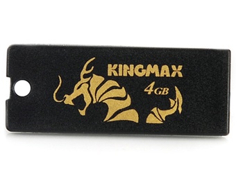 胜创（KINGMAX）超棒龙年纪念版U盘（黑色）（4GB）