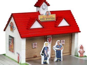 布瑞克多（Brickadoo）BK20919儿童益智DIY石膏建筑消防局玩具